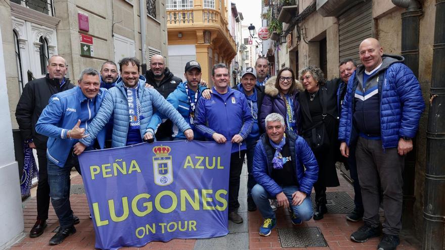 Miranda de Ebro se tiñe de azul: el oviedismo toma las calles antes del partidazo de Segunda