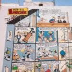 Carabanchel celebra el primer Día Francisco Ibáñez bajo el impresionante mural de ’13 Rue del Percebe’