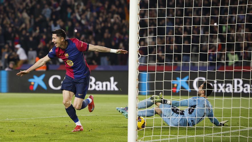 El 2-0 del FC Barcelona en el FC Barcelona 3-0 Osasuna de la jornada 27 de LaLiga EA Sports