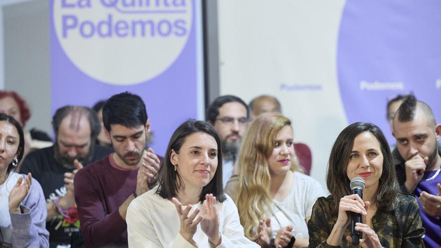 Podemos marca perfil bajo en su 8M más difícil por el caso Monedero mientras Sumar busca pasar página tras soltar lastre con Errejón
