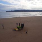 Hallan un cadáver en la playa de San Lorenzo en Gijón