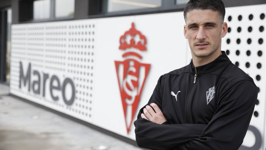 La vuelta de Olaetxea, más cerca: el centrocampista del Sporting ya se entrena en Mareo