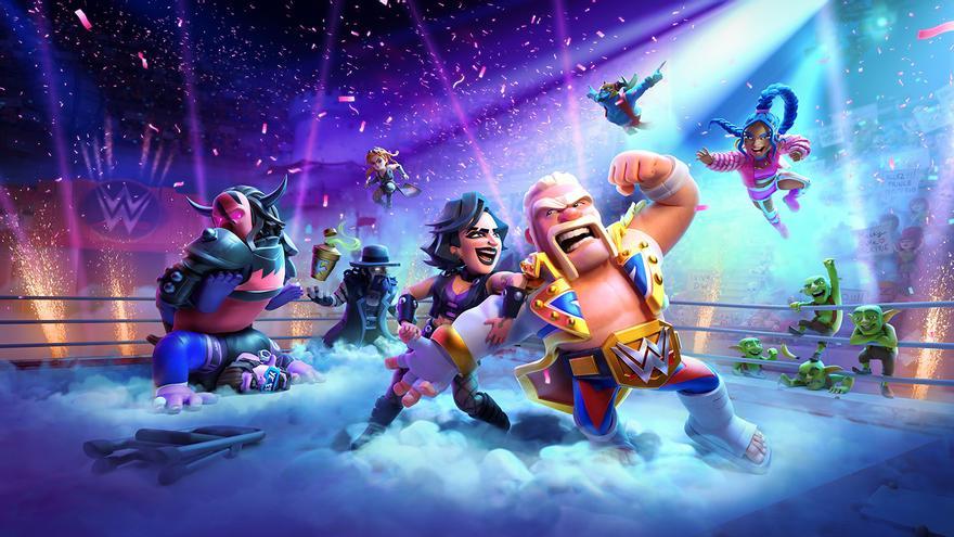 Las superestrellas de la WWE invaden ‘Clash of Clans’ en la recta final hacia WrestleMania 41