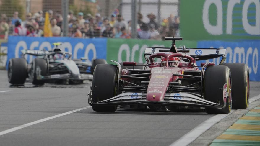 Leclerc frena a los McLaren en Australia; Sainz y Alonso, fuera del ‘top 10’