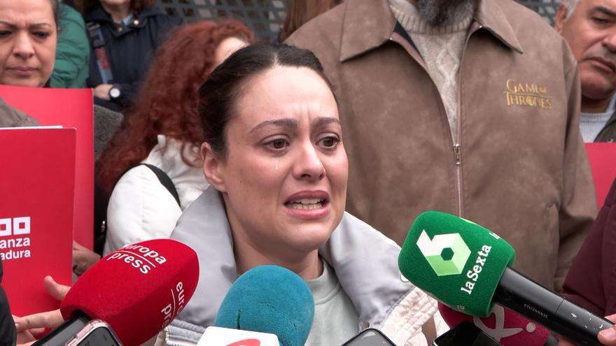 Una compañera de la educadora asesinada en Badajoz entre lágrimas: «Al final ha pasado lo que temíamos todos»