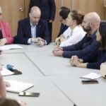 La primera comisión de seguimiento de la obra del Hospital de Cabueñes, en imágenes