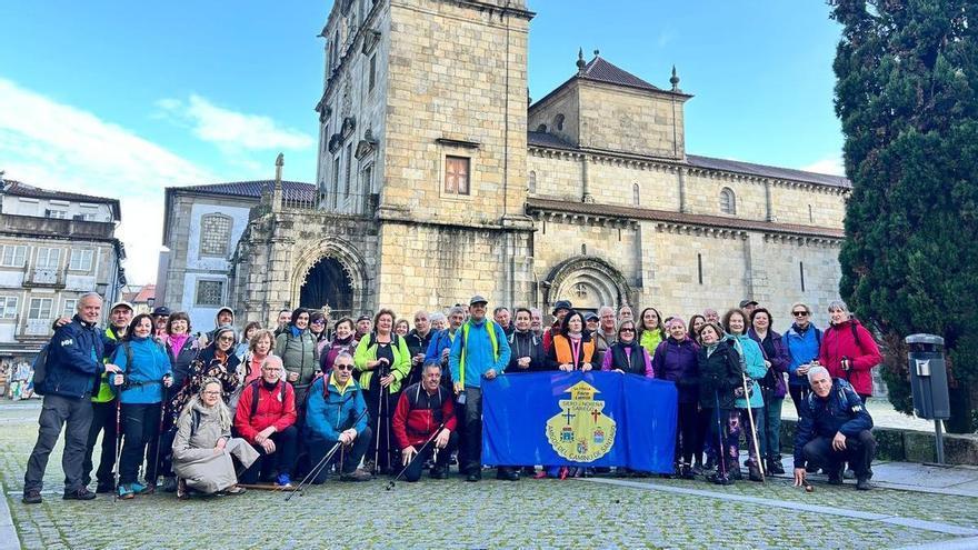Los Amigos del Camino de Santiago de Siero, Noreña y Sariego continúan su peregrinación por tierras portuguesas