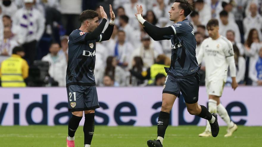 El 2-1 del Rayo Vallecano en el Real Madrid 2-1 Rayo Vallecano de la jornada 27 de LaLiga EA Sports