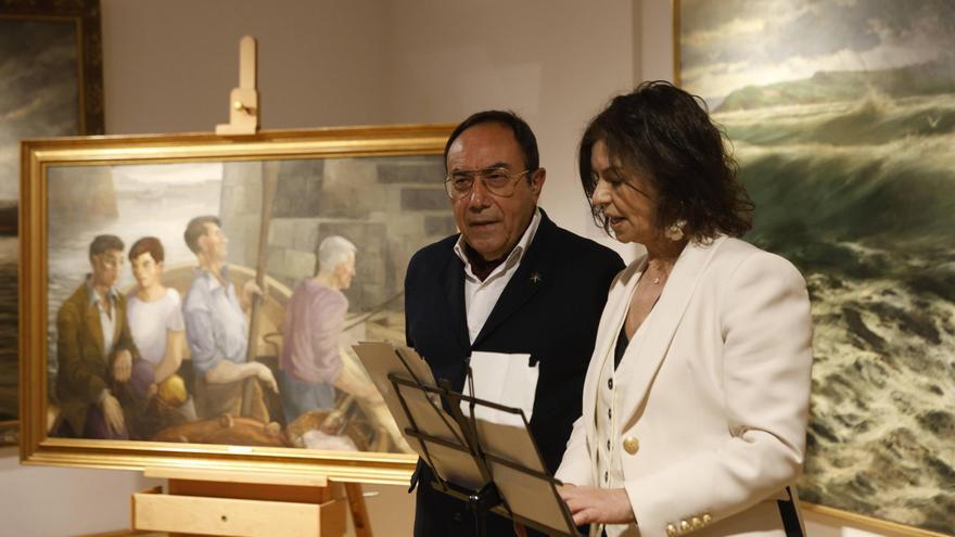 Jesús Gallego dona su obra de 1974 “La primera marea” al Museo Jovellanos
