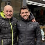 El exciclista José Recio, de turismo por Cangas de Onís