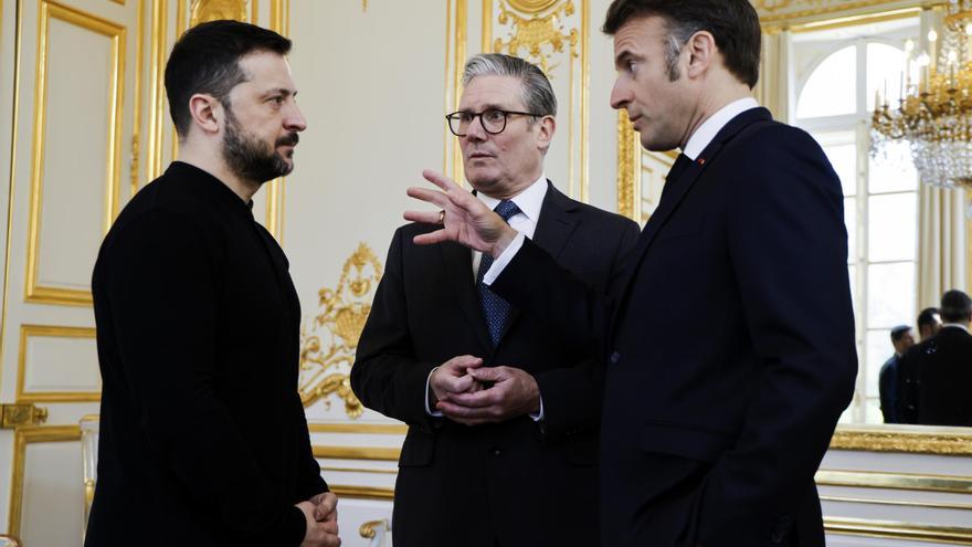 Macron anuncia el envío de una misión francobritánica a Ucrania para estudiar el despliegue de una fuerza de paz
