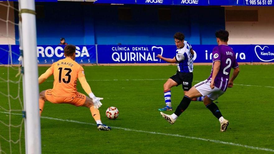 2-0: El Avilés se apunta al Antroxu con una gran victoria ante el Valladolid B