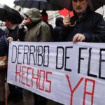 La Calzada amenaza con reactivar las protestas si no hay avances en el derribo de la nave de Flex