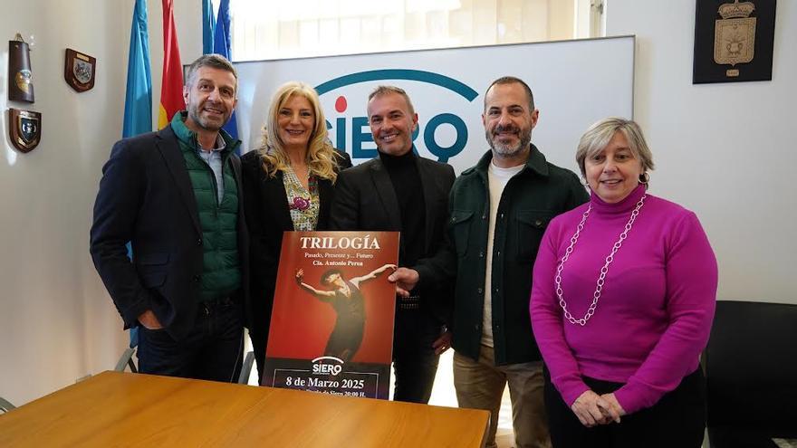 La pola, en danza con Konraza; la compañía presenta este viernes en el auditorio el espectáculo «Trilogía»