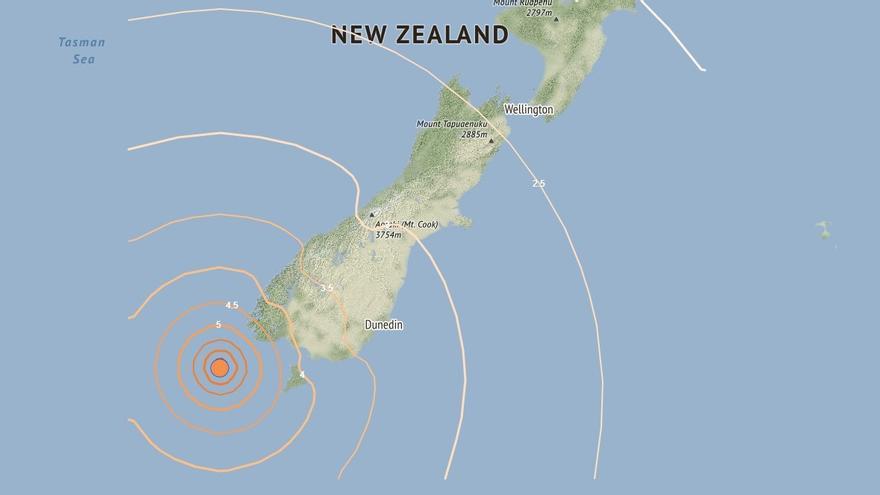 Activado un aviso de tsunami tras un terremoto de magnitud 6,8 en Nueva Zelanda