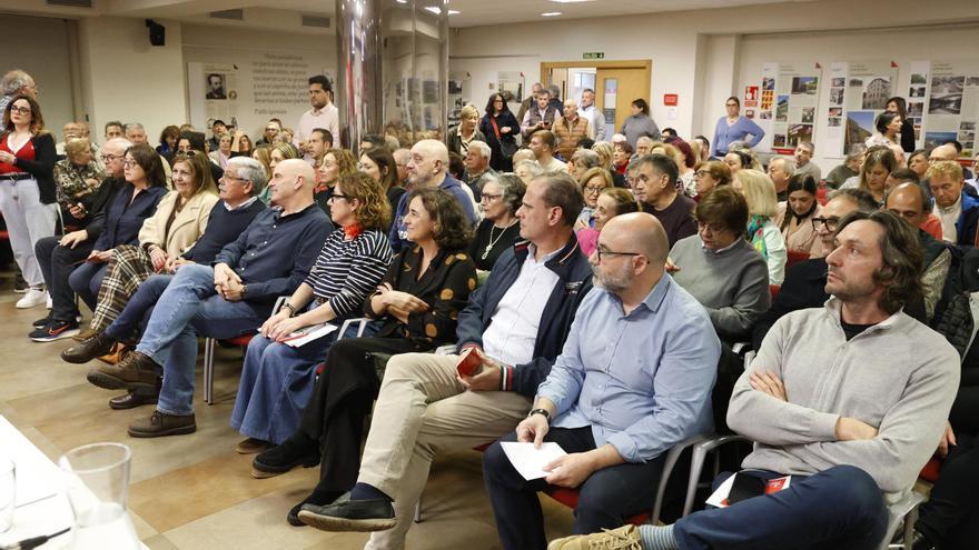 La militancia socialista avala por amplia mayoría la gestión de Monchu García como secretario general