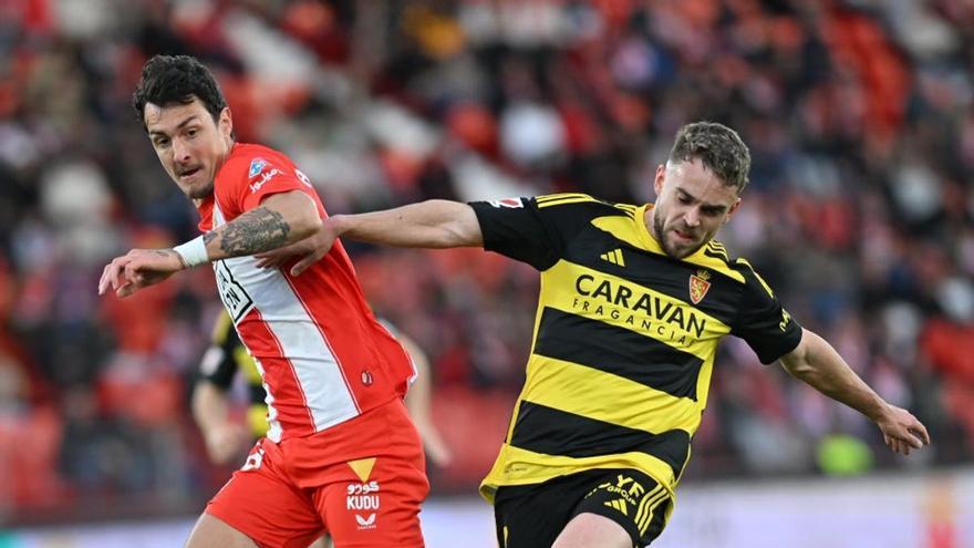 El 1-0 del Almería en el Almería 4-1 Real Zaragoza de la jornada 31 de LaLiga Hypermotion