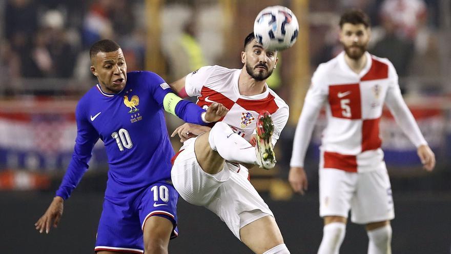 Francia naufraga en el regreso de su capitán Mbappé frente a la eterna Croacia de Modric