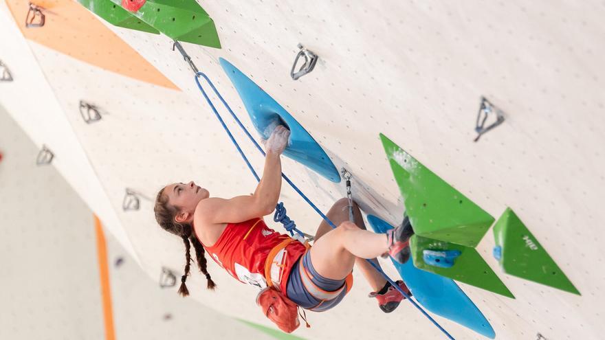 Iziar Martínez: la emoción de escalar en Madrid en una Copa del Mundo