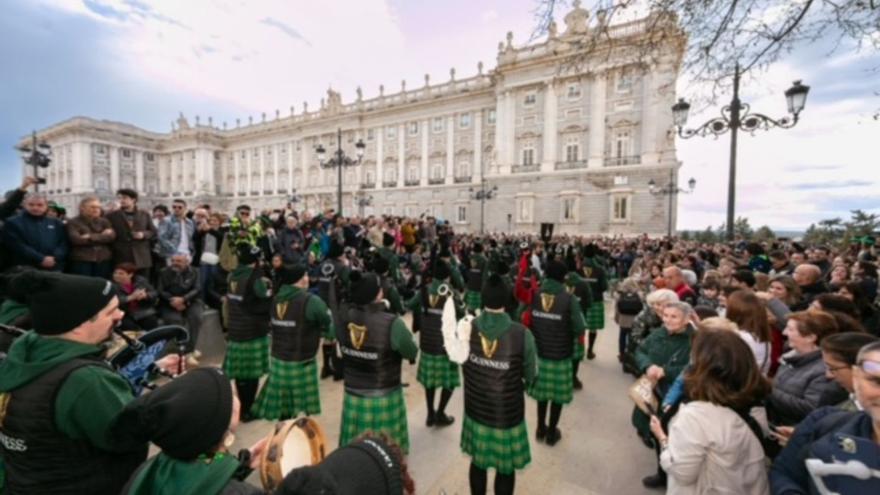 La Banda de Gaitas de Corvera, protagonista de San Patricio en Madrid y Lisboa