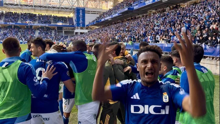 Aprobados y suspensos del triunfo del Oviedo ante el Málaga: eléctrico Hassan, sólidos los centrales