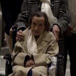 La supercentenaria española Angelina Torres celebra su 112 cumpleaños en la Sagrada Familia