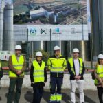 El Instituto para la Transición Justa comprueba el avance de las obras en la planta de Royal A-ware, de Salas