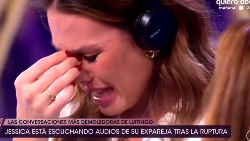 Para De viernes en directo por el contenido del audio de Luitingo que ha destrozado a Jessica Bueno: «Lo que más me duele es que hable así de mis hijos»