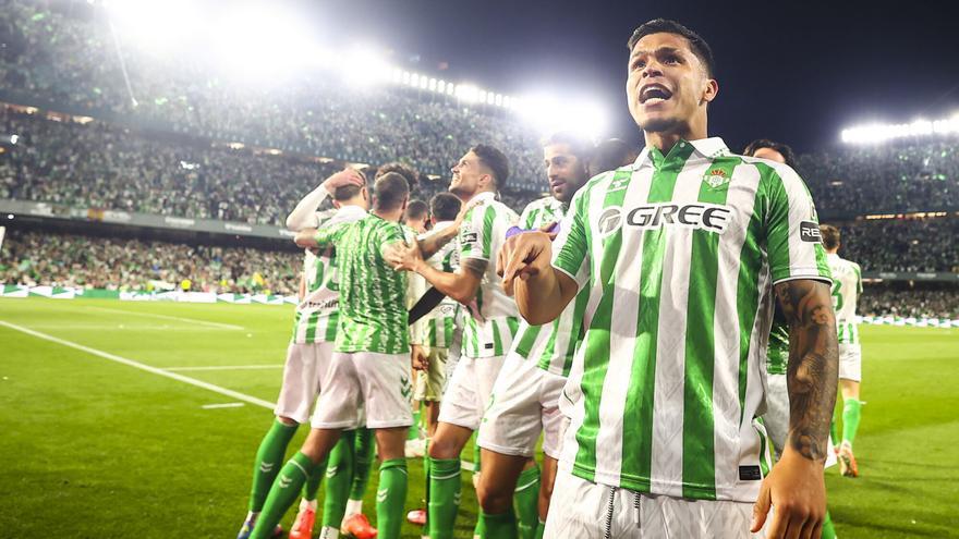 El 2-1 del Betis en el Betis 2-1 Sevilla de la jornada 29 de LaLiga EA Sports