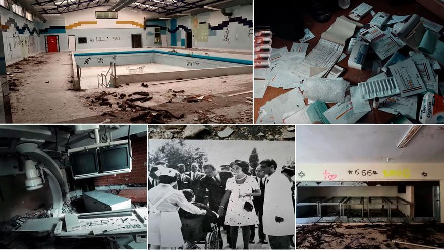 En las ruinas del «infierno olvidado» del viejo HUCA: fentanilo y morfina, máquinas millonarias olvidadas…