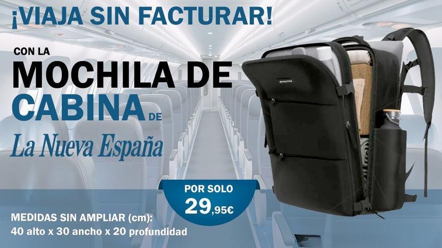 Olvídate de facturar en tus próximos viajes con la mochila de cabina Montrip de LA NUEVA ESPAÑA