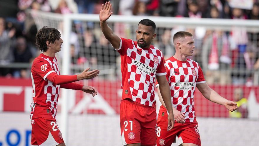 El 1-0 del Girona en el Girona 1-0 Celta de la jornada 26 de LaLiga EA Sports