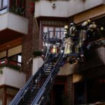 Hablan los vecinos del piso arrasado por el fuego en Gijón: «Ha quedado completamente arrasado»