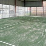 Culminadas las obras de mejora de la cancha de pádel, en Cangas de Onís