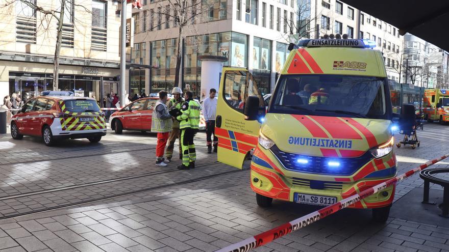 Al menos un muerto en un atropello masivo en la ciudad alemana de Mannheim