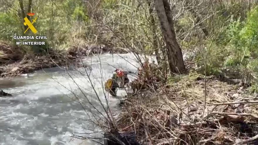 Hallan un cuerpo en la zona de búsqueda del motorista arrastrado por la corriente del río Genal