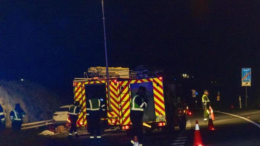 Tres muertos en un accidente múltiple provocado por un kamikaze en Caravaca de la Cruz (Murcia)