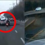 Un motorista muere al caer por un socavón de 20 metros en una carretera de Corea del Sur
