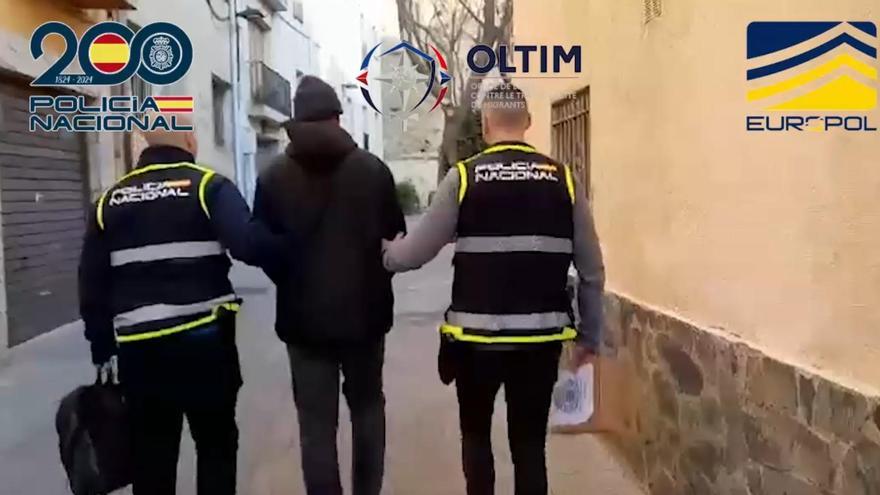 Operación Texaco de la Policía Nacional contra la trata de migrantes