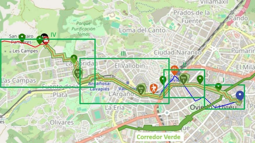 El PSOE propone convertir el Camino de Santiago en un eje peatonal para vertebrar Oviedo