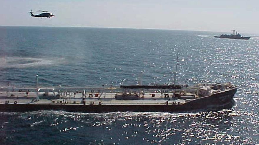 Un petrolero y un buque de carga colisionan en el mar del Norte