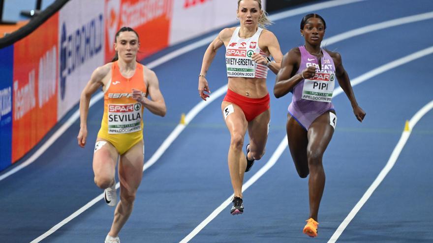 Paula Sevilla logra la tercera medalla española, un bronce en los 400 metros