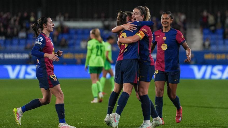 El Barça sella el pase a semifinales de la Champions el día de su redención (6-1)