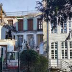Comienza el derribo interior del edificio abandonado de la calle Alonso de Grado, que conservará la fachada