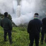 Impresionantes imágenes del desembalse del pantano de Casasola en Málaga