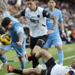 El 1-0 del Valencia en el Valencia 1-0 Mallorca de la jornada 29 de LaLiga EA Sports