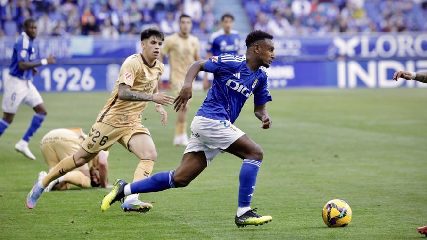 El 1-0 del Oviedo en el Oviedo 2-1 Málaga de la jornada 33 de LaLiga Hypermotion