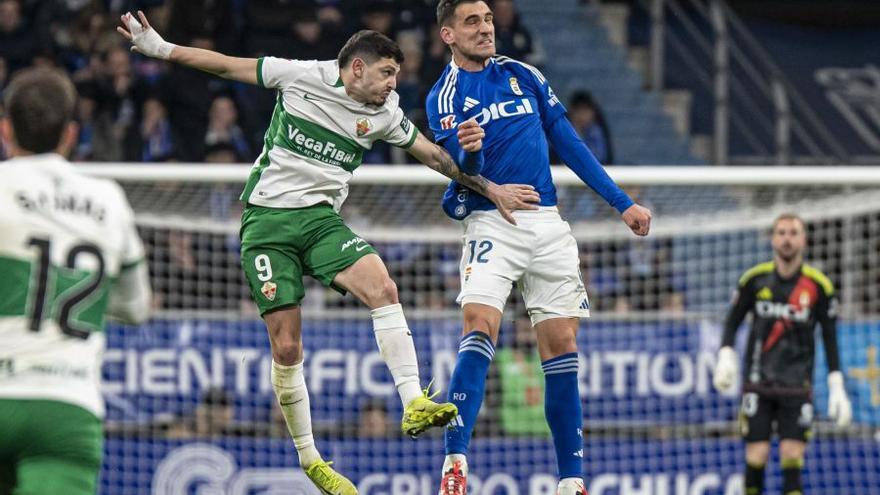 El 0-1 del Elche en el Real Oviedo 1-1 Elche de la jornada 31 de LaLiga Hypermotion