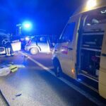 Tres heridos en un choque múltiple causado por un jabalí en El Franco