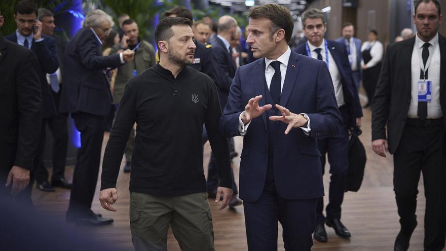 Macron recibe hoy a Zelenski para preparar la cumbre de líderes europeos de este jueves